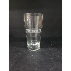 Smirnoff Beer Glass Tumbler, .425 ML Bar Glass, Barware Glass, Cocktail‎ Tumbler